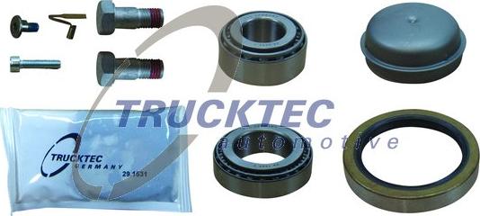 Trucktec Automotive 02.31.095 - Подшипник ступицы колеса, комплект autospares.lv