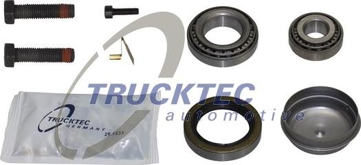 Trucktec Automotive 02.31.078 - Подшипник ступицы колеса, комплект autospares.lv