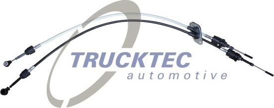 Trucktec Automotive 02.24.012 - Трос, наконечник, ступенчатая коробка передач autospares.lv