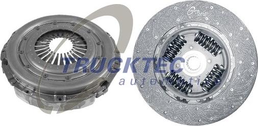 Trucktec Automotive 02.23.040 - Комплект сцепления autospares.lv