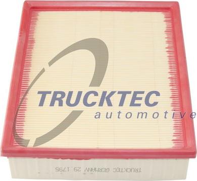 Trucktec Automotive 07.14.018 - Воздушный фильтр, двигатель autospares.lv