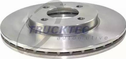 Trucktec Automotive 07.35.041 - Тормозной диск autospares.lv