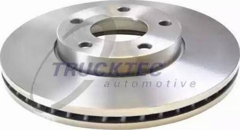 Trucktec Automotive 07.35.043 - Тормозной диск autospares.lv