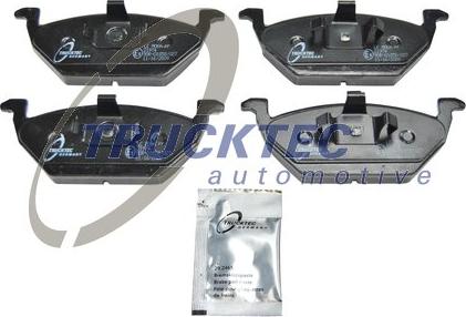 Trucktec Automotive 07.35.141 - Тормозные колодки, дисковые, комплект autospares.lv