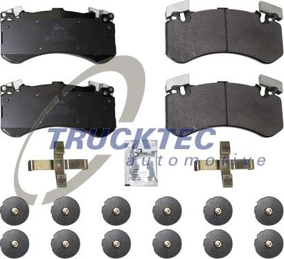 Trucktec Automotive 07.35.308 - Тормозные колодки, дисковые, комплект autospares.lv