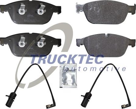 Trucktec Automotive 07.35.310 - Тормозные колодки, дисковые, комплект autospares.lv