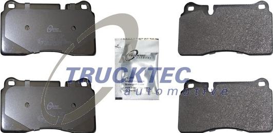 Trucktec Automotive 07.35.311 - Тормозные колодки, дисковые, комплект autospares.lv