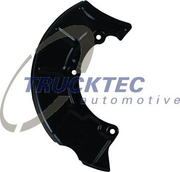 Trucktec Automotive 07.35.295 - Отражатель, защита, тормозной диск autospares.lv