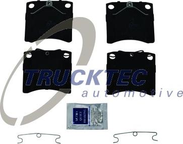 Trucktec Automotive 07.35.291 - Тормозные колодки, дисковые, комплект autospares.lv