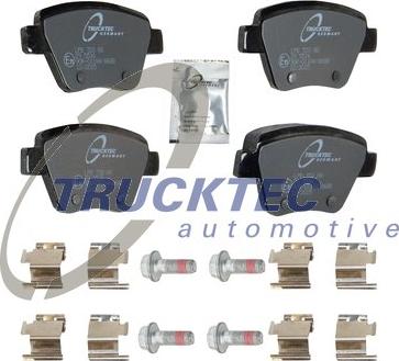 Trucktec Automotive 07.35.247 - Тормозные колодки, дисковые, комплект autospares.lv