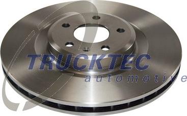 Trucktec Automotive 07.35.253 - Тормозной диск autospares.lv
