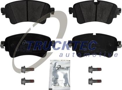 Trucktec Automotive 07.35.285 - Тормозные колодки, дисковые, комплект autospares.lv