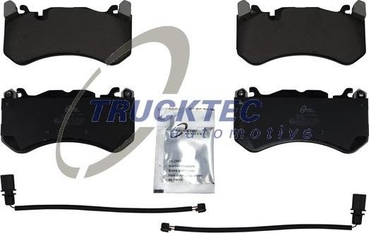 Trucktec Automotive 07.35.288 - Тормозные колодки, дисковые, комплект autospares.lv