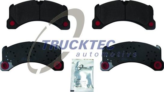 Trucktec Automotive 07.35.282 - Тормозные колодки, дисковые, комплект autospares.lv