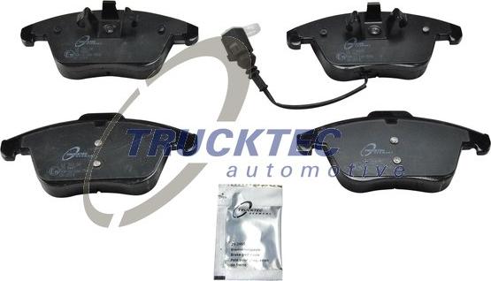 Trucktec Automotive 07.35.235 - Тормозные колодки, дисковые, комплект autospares.lv