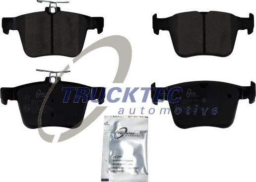 Trucktec Automotive 07.35.275 - Тормозные колодки, дисковые, комплект autospares.lv