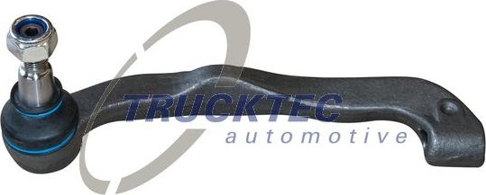 Trucktec Automotive 07.37.128 - Наконечник рулевой тяги, шарнир autospares.lv