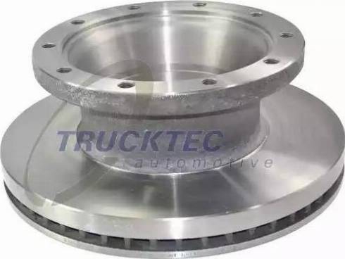 Trucktec Automotive 19.35.005 - Тормозной диск autospares.lv