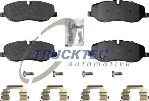 Trucktec Automotive 22.35.119 - Тормозные колодки, дисковые, комплект autospares.lv