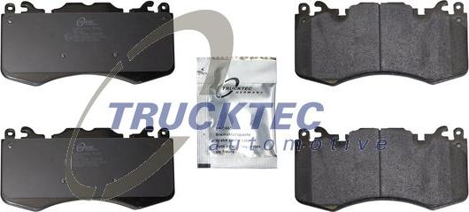 Trucktec Automotive 22.35.123 - Тормозные колодки, дисковые, комплект autospares.lv