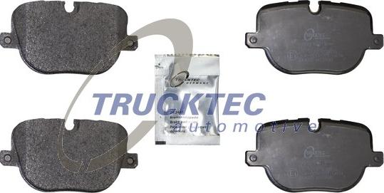 Trucktec Automotive 22.35.122 - Тормозные колодки, дисковые, комплект autospares.lv