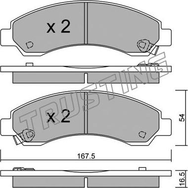 Trusting 905.0 - Комплектующие, барабанный тормозной механизм autospares.lv