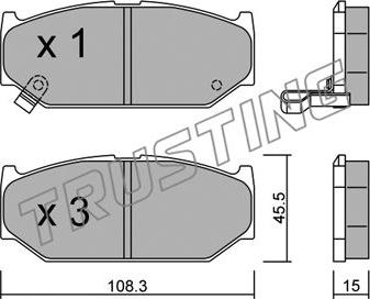 Trusting 914.0 - Комплектующие, барабанный тормозной механизм autospares.lv