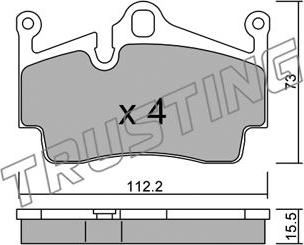 Trusting 911.0 - Комплектующие, барабанный тормозной механизм autospares.lv