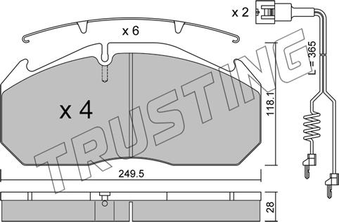 Remsa JCA506.81 - Тормозные колодки, дисковые, комплект autospares.lv