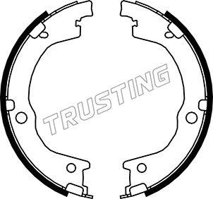 Trusting 049.165 - Комплект тормозов, ручник, парковка autospares.lv