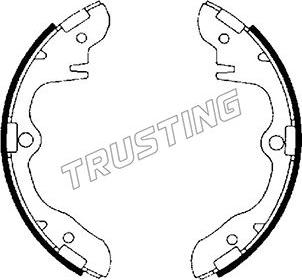 Trusting 049.109 - Комплект тормозных колодок, барабанные autospares.lv