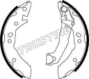 Trusting 046.203 - Комплект тормозных колодок, барабанные autospares.lv