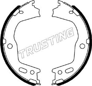 Trusting 046.226 - Комплект тормозов, ручник, парковка autospares.lv