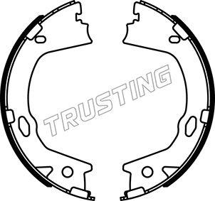 Trusting 046.228 - Комплект тормозов, ручник, парковка autospares.lv