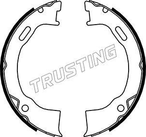 Trusting 040.159 - Комплект тормозов, ручник, парковка autospares.lv