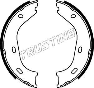 Trusting 052.116 - Комплект тормозов, ручник, парковка autospares.lv