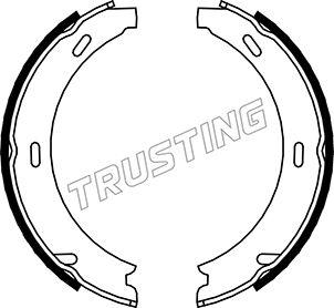 Trusting 052.117 - Комплект тормозов, ручник, парковка autospares.lv