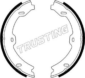 Trusting 052.134 - Комплект тормозов, ручник, парковка autospares.lv