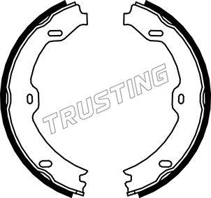 Trusting 052.130 - Комплект тормозов, ручник, парковка autospares.lv
