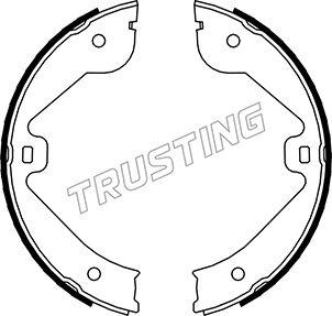 Trusting 052.131 - Комплект тормозов, ручник, парковка autospares.lv