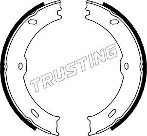 Trusting 052.133 - Комплект тормозов, ручник, парковка autospares.lv