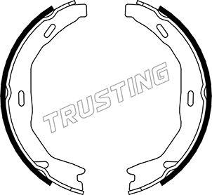 Trusting 052.132 - Комплект тормозов, ручник, парковка autospares.lv