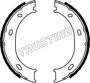 Trusting 052.126 - Комплект тормозов, ручник, парковка autospares.lv