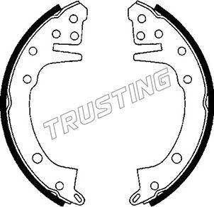 Trusting 064.135 - Комплект тормозных колодок, барабанные autospares.lv