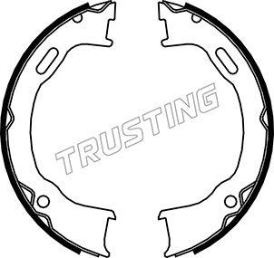 Trusting 088.239 - Комплект тормозов, ручник, парковка autospares.lv