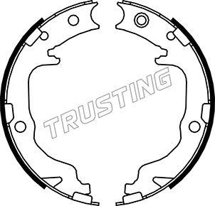 Trusting 088.237 - Комплект тормозов, ручник, парковка autospares.lv