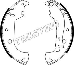 Trusting 034.105Y - Комплект тормозных колодок, барабанные autospares.lv