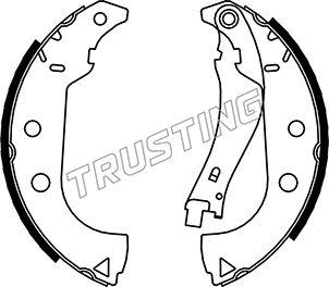 Trusting 034.111 - Комплект тормозных колодок, барабанные autospares.lv