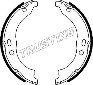 Trusting 034.118 - Комплект тормозов, ручник, парковка autospares.lv