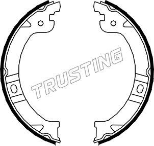 Trusting 023.002 - Комплект тормозов, ручник, парковка autospares.lv